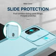 thumbnail image 5 of SaniMore for Motorola Moto G Power (6.5" 2022) Case, [Sliding Camera Window] Wireless Charging Shockproof Drop Resistant Hybird PC TPU Anti-slip Heavy Duty Protective Shell, Lightblue, 5 of 5