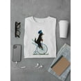 thumbnail image 3 of Bernese On Penny Farthing T-Shirt Men -Fab Funky Designs, Male 3X-Large, 3 of 4