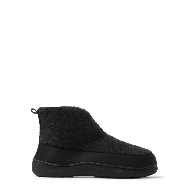 Dearfoams Cozy Comfort Men's Felted Booties Slippers