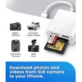 thumbnail image 2 of SD card reader for iPhone and iPad, game SD card reader plug and play (only card reader), 2 of 5