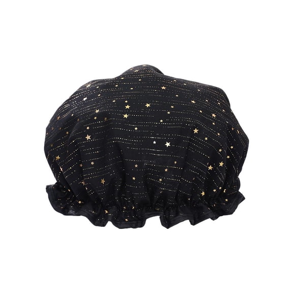 Waterproof Thickened Shower , Reusable Fit Long/Thick Hair, Comfortable Bonnet for Bathroom