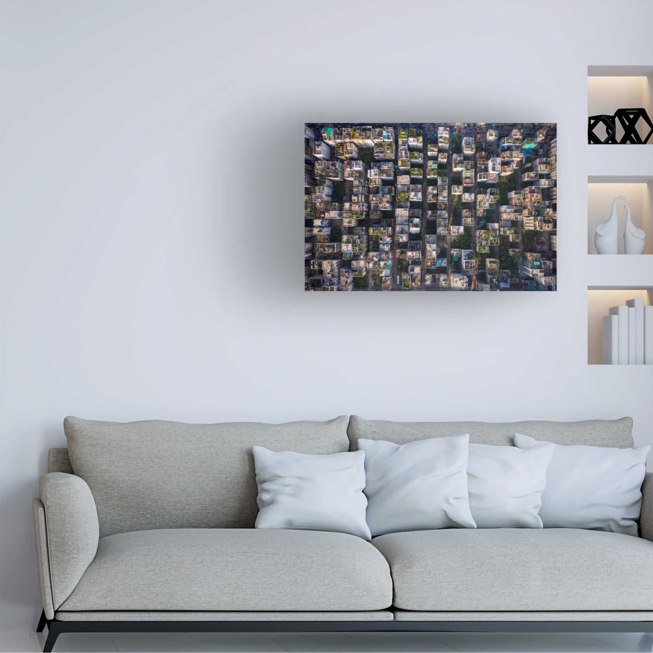 Trademark Fine Art Azim Khan Ronnie Rooftop Canvas Wall Art