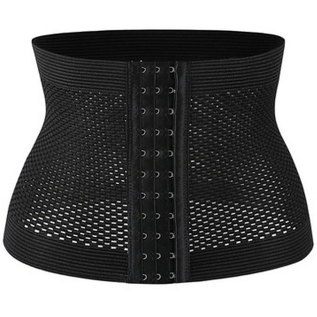 Funicet Corset Femme 6 Boutons avec Correction de Taille en Acier et Sangle Abdominale