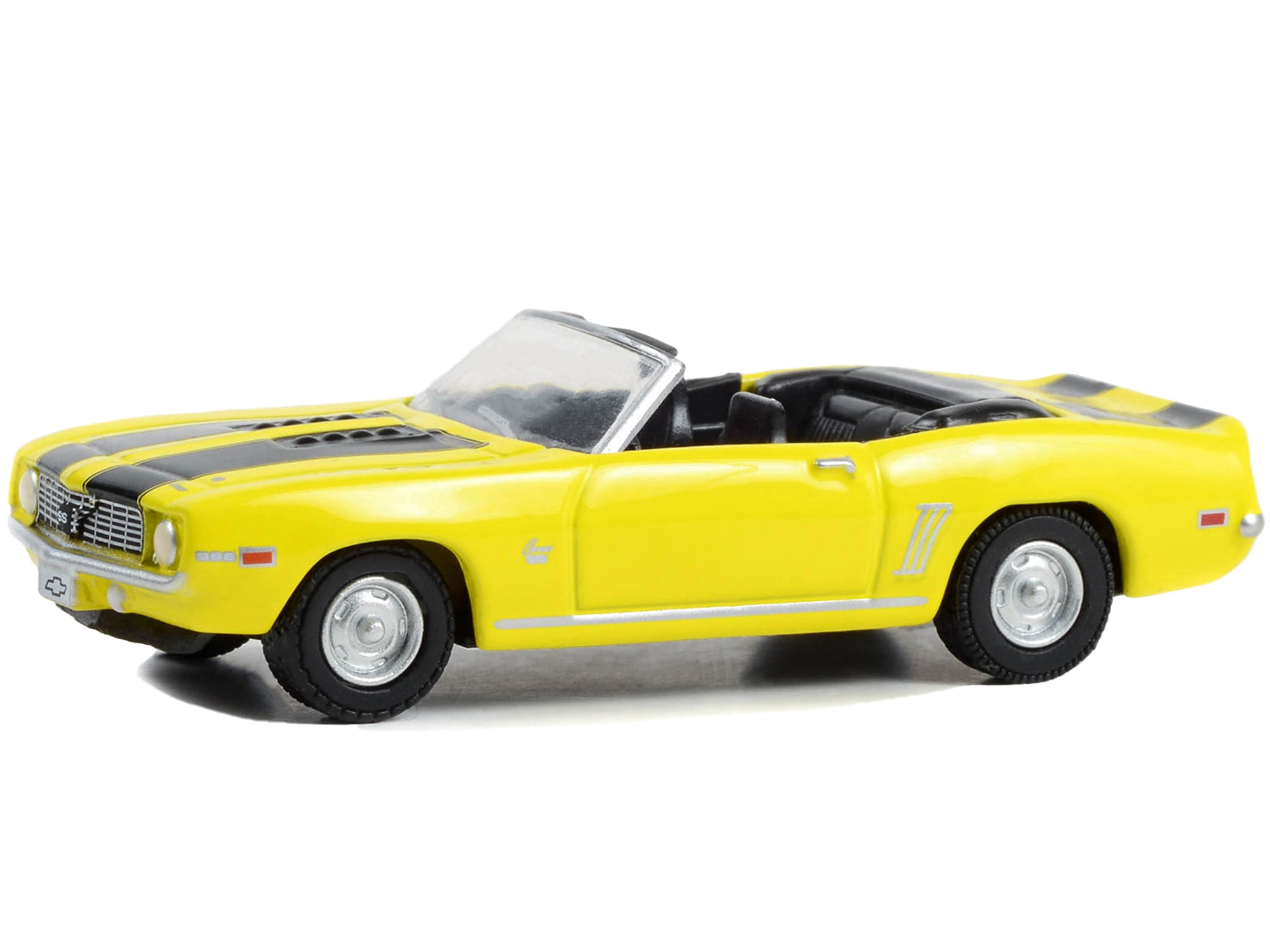 1969 Chevrolet Camaro SS Convertible Yellow with Black Stripes