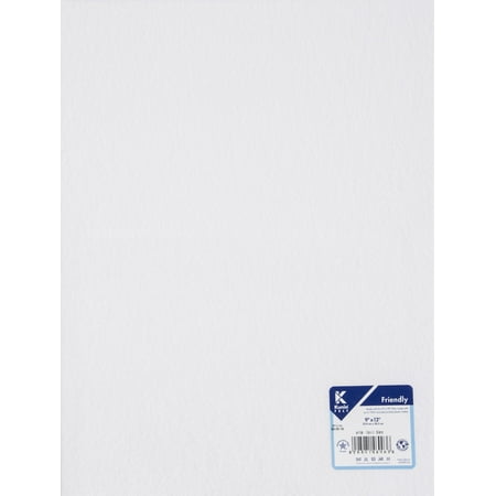 UPC: 0028981469036 | Stiffened Friendly Felt 9 X12 -White