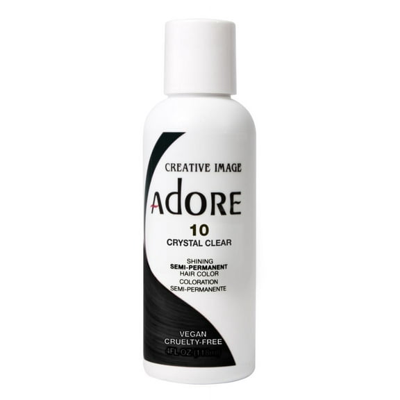 Adore Semi-Permanent Haircolor #010 Crystal Clear 4oz (Pack of 3)