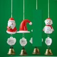 thumbnail image 1 of Campanas de Navidad, campanas de viento de cerámica, colgante, decoración del hogar, artesanía, coche, colgantes, 1 of 4