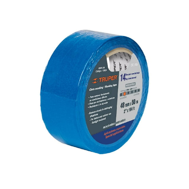 Masking Tape 1-1/2' Azul Truper Truper MSK-1-1/2A