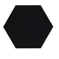thumbnail image 1 of Galaxy way kids Favorite area rugs with Rubber Marine Backing for Patio, Porch, Deck, Boat, Basement or Garage with Premium Bound Polyester Edges Black 12' Hexagon, 1 of 1