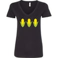 thumbnail image 3 of Inktastic Corn Lover Women's V-Neck T-Shirt, 3 of 5