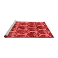 thumbnail image 2 of Ahgly Company Machine Washable Indoor Rectangle Abstract Red Modern Area Rugs, 7' x 10', 2 of 4