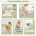thumbnail image 4 of Infans Baby Diaper Changing Table Folding Newborn Nursery Organizer W/Water Basin Wheel, 4 of 7