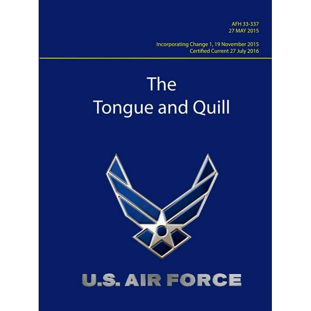 air force tongue and quil