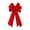Red, variant on Large Velvet Christmas Bow with Gold Trim, 20.87 Inch Decorative Tree Topper Ornament for Wreath Gift Topper Indoor Holiday Home Decoration
