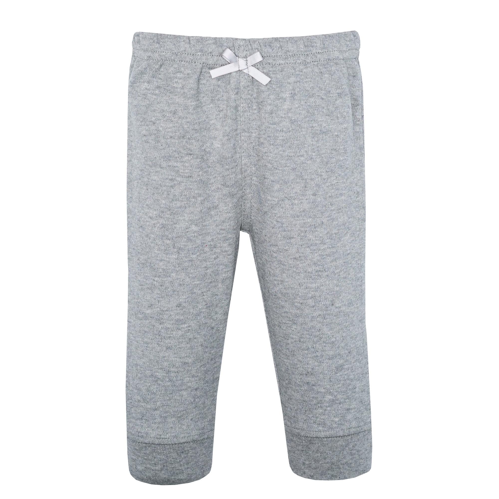 Hudson Baby Girl Cotton Pants and Leggings, Burgundy Pink Navy, 3T