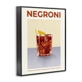 thumbnail image 3 of Stupell Industries Negroni Classic Cocktail Food & Beverage Painting Black Framed Art Print Wall Art, 24 x 30, 3 of 8