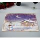 thumbnail image 2 of Mantel individual ABPHQTO Paisaje de invierno Muñeco de nieve 30x45 cm Paquete de 2, 2 of 2