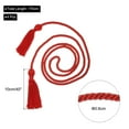 thumbnail image 2 of Uxcell 4Pack 67" Graduation Honor Cord with Tassel Polyester Yarn Honor Cord Red, 2 of 6