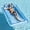 Small,Blue, variant on Inflatable Pool Floats Lounger for Adults, Blow Up Tanning Pool Raft Sun Tan Tub with Inflatable Pillow for Family Outdoor, Garden, Backyard Summer Water Party (14+ Year Old)