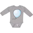 thumbnail image 3 of Inktastic Blue Balloon Boys or Girls Long Sleeve Baby Bodysuit, 3 of 5