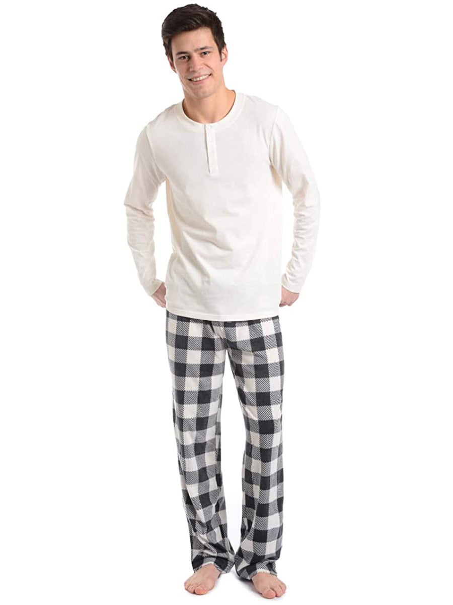 Mens pj set long sleeve Clearance