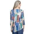 thumbnail image 2 of Alfred Dunner Womens Abstract Stained Glass Crew Neck Top, 2 of 4