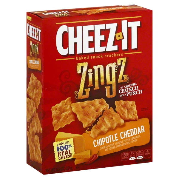 Cheez It Zingz Baked Chocolate Cheddar Snack Crackers 124 Oz Walmart Inventory Checker 