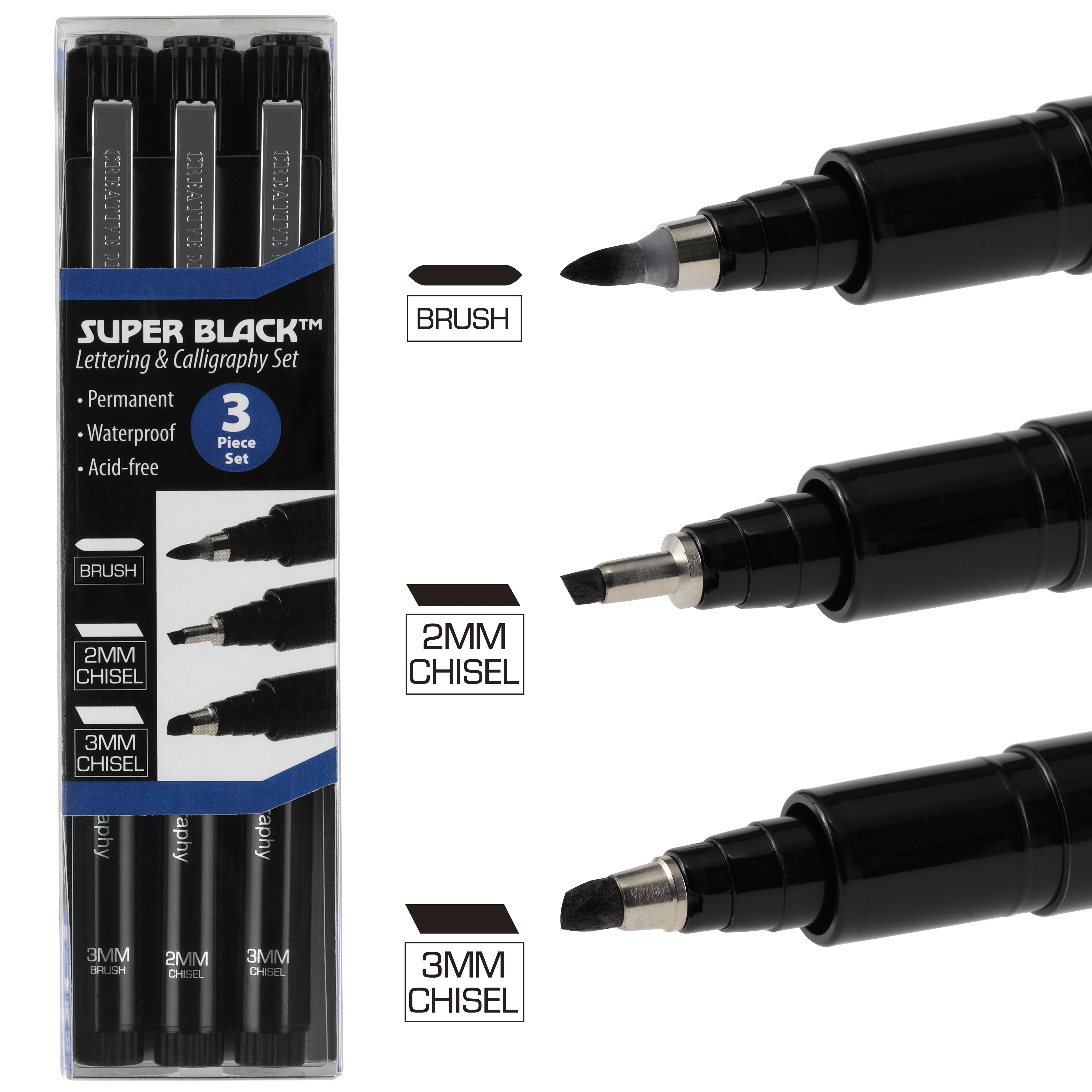 Art Pen DripColor Double Sided Black Pen - Fine Point Marker on One Si –  Art Is In Cakes, Bakery Supply