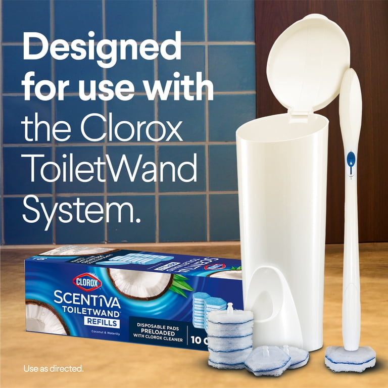 Clorox, ToiletWand Refills, 10 Count, Coconut Waterlily Scent
