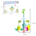 thumbnail image 1 of Sonajeros móviles para cuna de animales de dibujos animados con mordedor, cama colgante para recién nacidos, juguete para cochecito, juguetes educativos para niños, 1 of 8