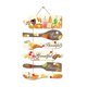 thumbnail image 2 of Letrero de Pared Decorativo Placa de Madera Colgante con Frases Inspiradoras Arte de Pared Único con Utensilios de Cocina Y Patrones de Alimentos Inst, 2 of 9