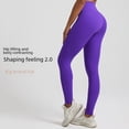thumbnail image 2 of Pantalones de yoga desnudos para mujer, línea No Embarrassment, cintura alta, levantamiento de cadera, leggings ajustados, pantalones deportivos de fitness, 2 of 6