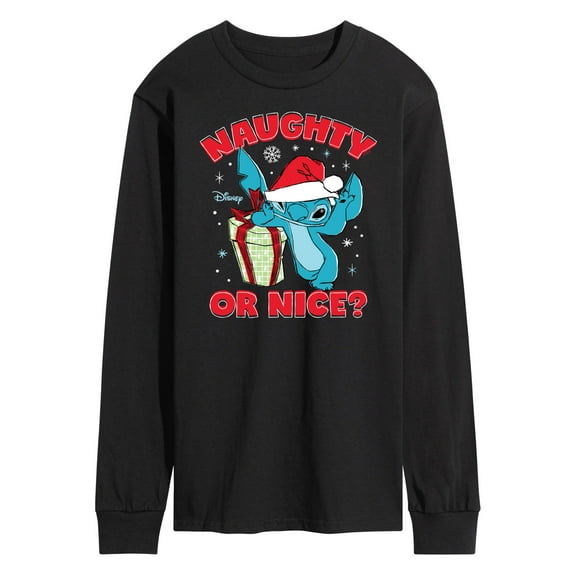Lilo & Stitch - Naughty Or Nice - Men's Long Sleeve T-Shirt