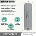thumbnail image 5 of Point Relief Foot Roller - Foot Massage Roller for Plantar Fasciitis, Arch Pain, Heel Spurs, Tired Feet, Self Myofascial Release, 5 of 5