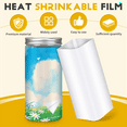 thumbnail image 4 of 70Pcs Sublimation Shrink Wrap Film 5X10 Inch Heat Transfer Bags White Bands for Mug, 4 of 9