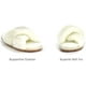 thumbnail image 3 of Pantuflas de piel para mujer, chanclas, punta abierta, acogedora casa, sandalias de espuma viscoelástica, toboganes, suaves, planas, cómodas, antideslizantes, Spa, interior y exterior, sin cordones Vhermosa XMWJ100-17, 3 of 6