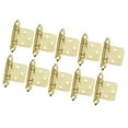 thumbnail image 3 of simhoa 10 Pieces Cabinet Door Hinges Cold Rolled Steel Furniture Hardware Accessory Gold, 3 of 8