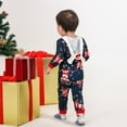thumbnail image 4 of URMAGIC Christmas Family Matching Pajamas Long Sleeve Reindeer Ear Hooded Onesie Pjs, 4 of 11