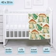 thumbnail image 5 of Frog Mushroom Blanket Super Soft Flannel Blankets for Bed Sofa Living Room Bed Throw for Boy Girls Kids Children Multicolor 40\u201dx50\u201d for Kid, 5 of 6