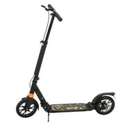 Big Wheels Scooter, Folding Aluminum Frame Scooters for Boys 10 and Up, Full Level Pro Trick Scooter, 3 Different Heights and Comfortable Handle, Boys Gils Stunt Scooter Gift, TE368
