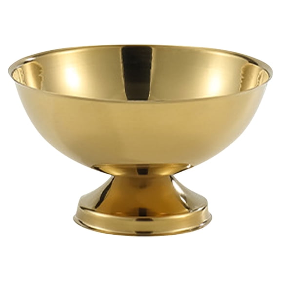 Stainless Steel Ice Cream Cup, Reusable Dessert Bowl, Metal Serving Cup, Multifunctional Container for Sundae, Fruit, Pudding, Yogurt, Salad, Snack, Cocktail And Condiment Serving,Golden