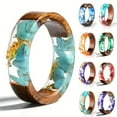 thumbnail image 2 of Handmade Wood Resin Ring Anniversary Gift For Women,A,19 Mm, 2 of 6