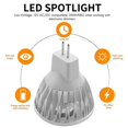 thumbnail image 4 of 4W Dimmable MR16 LED Bulb/3200K Warm White LED Spotlight/50 Watt Equivalent Bi Pin GU5.3 Base/330 Lu, 4 of 5