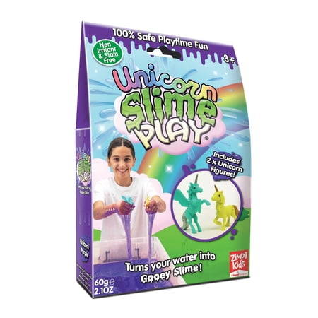 Zimpli Kids Purple Unicorn Slime Play - Turns Water into Gooey Slime - 1 Use  60g