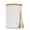White, variant on ARTHAUSEN Ceramic Storage Jar Canister - Airtight Bamboo Lid w/Silicone Seal - Modern Design for Kitchen Counter or Bathroom (White 1080mL)
