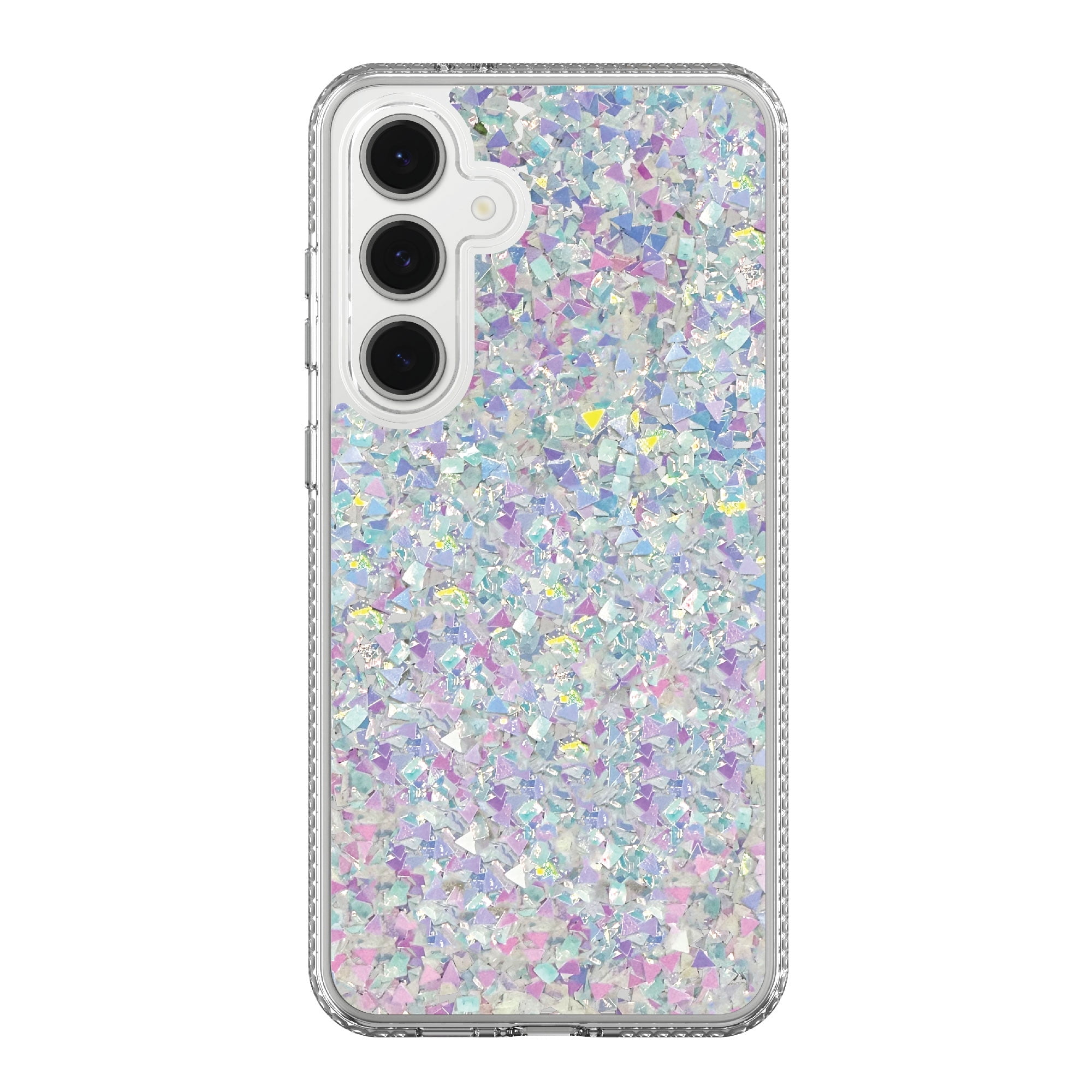 Open Box Onn WIA24F36010413 Phone Case for Samsung Galaxy S24 FE - Iridescent Glitter Fleck