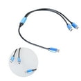thumbnail image 2 of Yammee USB C To Double Type C Splitter Cable With 480Mbps Data Transfer 80W Charging, 2 of 7