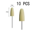 thumbnail image 1 of Pulidor de goma de silicona, cabezal de molienda de 2,35mm, broca de uñas, taladro eléctrico para manicura, accesorio para máquina, 10 unidades por juego, 1 of 5