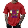 thumbnail image 1 of Ceisia Men's Gradient Printed Casual Elastic Sports Round Neck Activewear Top Gift, 1 of 5