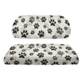 thumbnail image 6 of Garronmavis Black Dog Claws Golf Cart Seat Cover Set Universal for All Brand, Lightweight Front Seat Covers Breathable Air Polyester Fabric Washable for Summer Spring Fall Winter, 6 of 6